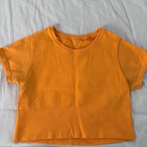 Aerie Orange active Crop Top